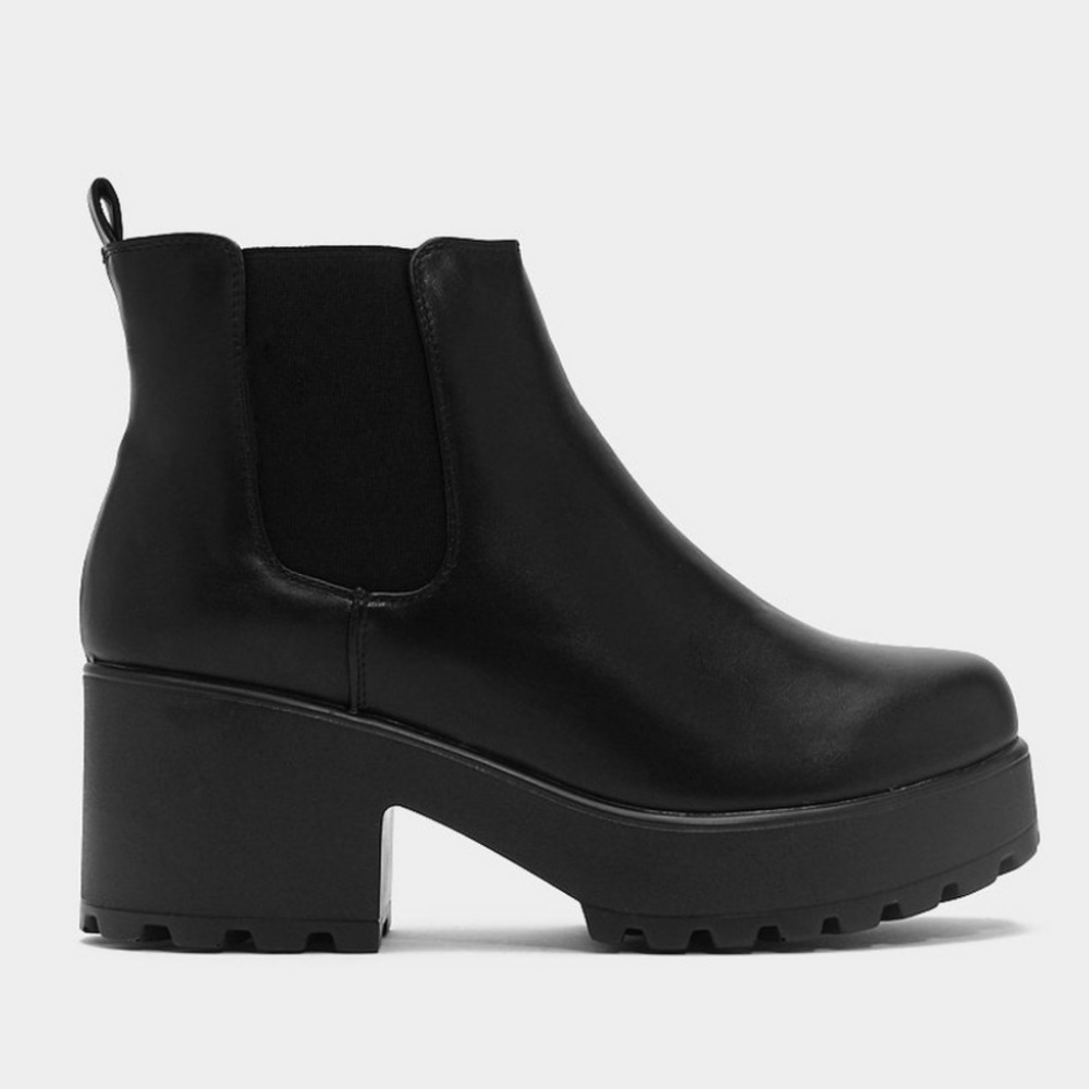 Nasty Gal Black Platform Boots